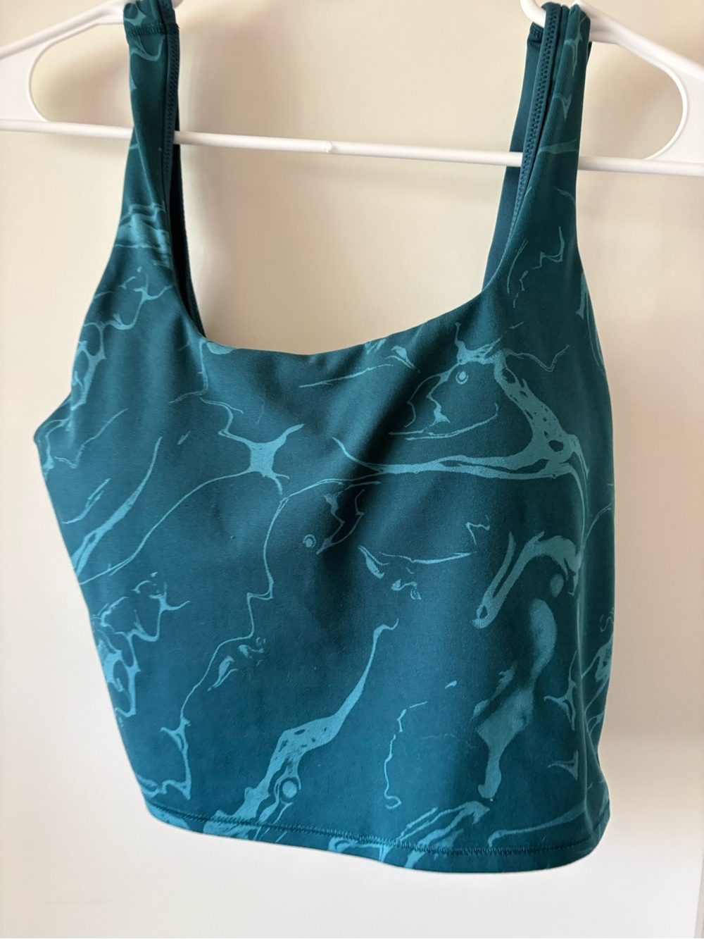 all in motion Teal Active Crop Tank